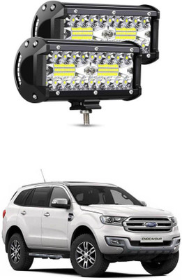 APICAL LED Light Bar Off Road 7-Inch 240-Watt Spot Flood Combo Beam Waterproof Submersible Driving Fog Lights for Truck Trailer Pickup Boat Car-190 Headlight Car LED for Ford (12 V, 72 W)(Endeavour, Pack of 2)