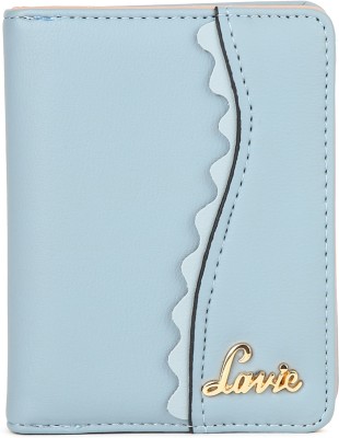 LAVIE Women Casual Blue Artificial Leather Wallet(3 Card Slots)