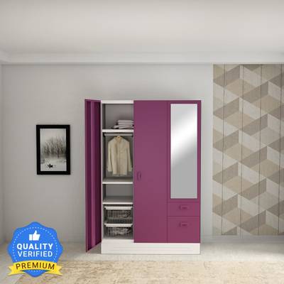 Godrej interio 3 door steel shop almirah