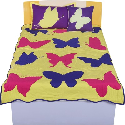 Hugs N Rugs Cotton Single Sized Bedding Set(Multicolor)