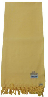 NETHUB Solid Single Top Sheet for  Mild Winter(Cotton, Yellow, Gold)
