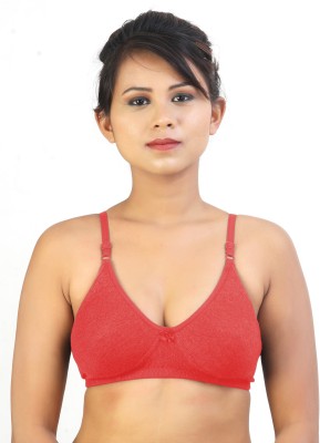 swangiya Women Everyday Lightly Padded Bra(Red)