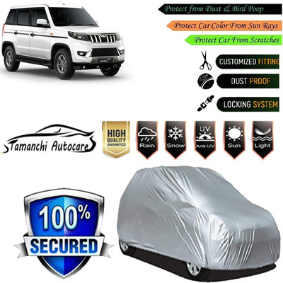 Tamanchi Automotive Car Cover For Mahindra Bolero(Silver)