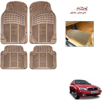 AuTO ADDiCT Rubber Standard Mat For  Maruti Suzuki Esteem(Beige)