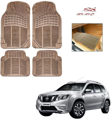 AuTO ADDiCT Rubber Standard Mat For  Nissan Terrano(Beige)