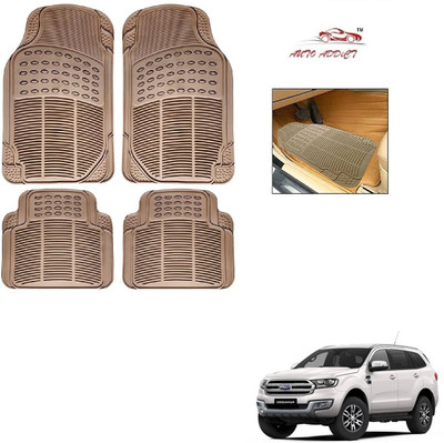 AuTO ADDiCT Rubber Standard Mat For  Ford Endeavour(Beige)