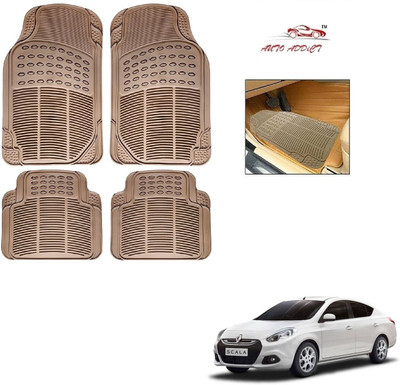 AuTO ADDiCT Rubber Standard Mat For  Renault Scala(Beige)