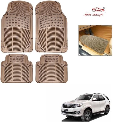 AuTO ADDiCT Rubber Standard Mat For  Toyota Fortuner Old(Beige)