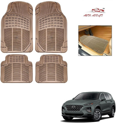 AuTO ADDiCT Rubber Standard Mat For  Hyundai SantaFe(Beige)