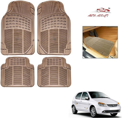 AuTO ADDiCT Rubber Standard Mat For  Tata Indica(Beige)