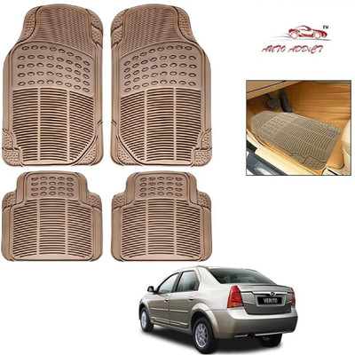 AuTO ADDiCT Rubber Standard Mat For  Mahindra Verito(Beige)