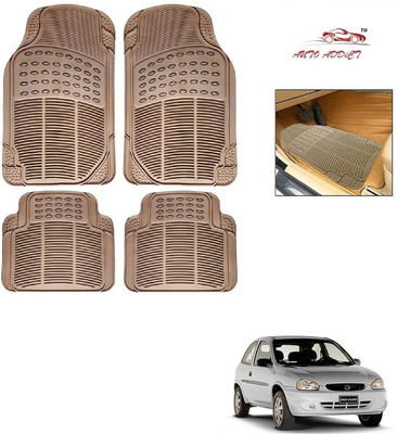 AuTO ADDiCT Rubber Standard Mat For  Opel Corsa(Beige)