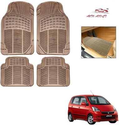 AuTO ADDiCT Rubber Standard Mat For  Maruti Suzuki Zen Estilo(Beige)