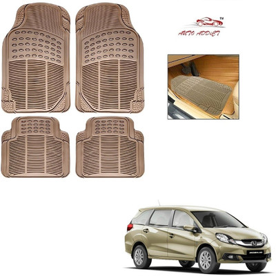 AuTO ADDiCT Rubber Standard Mat For  Honda Mobilio(Beige)
