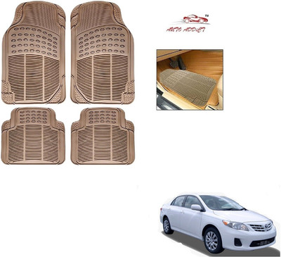 AuTO ADDiCT Rubber Standard Mat For  Toyota Corolla(Beige)