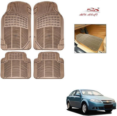 AuTO ADDiCT Rubber Standard Mat For  Chevrolet Optra(Beige)