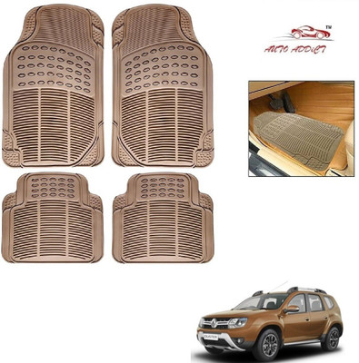 AuTO ADDiCT Rubber Standard Mat For  Renault Duster(Beige)