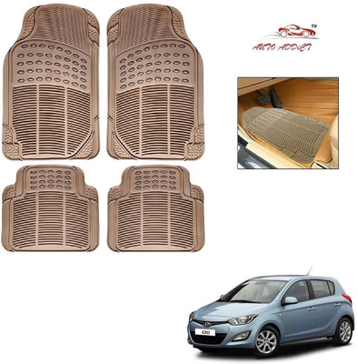 AuTO ADDiCT Rubber Standard Mat For  Hyundai i20(Beige)