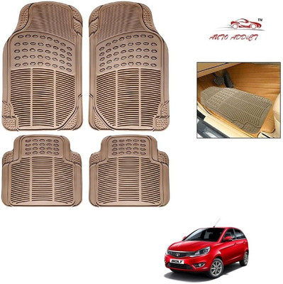 AuTO ADDiCT Rubber Standard Mat For  Tata Bolt(Beige)