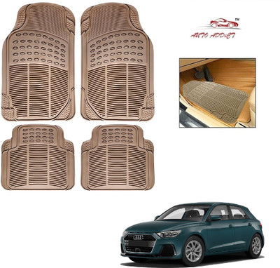 AuTO ADDiCT Rubber Standard Mat For  Audi A180(Beige)