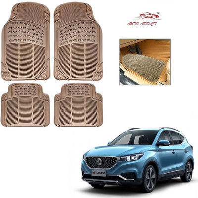 AuTO ADDiCT Rubber Standard Mat For  MG ZS EV(Beige)