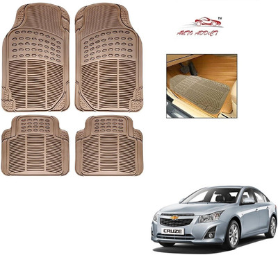 AuTO ADDiCT Rubber Standard Mat For  Chevrolet Cruze(Beige)