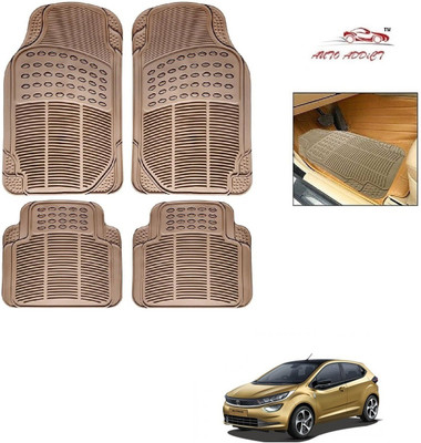 AuTO ADDiCT Rubber Standard Mat For  Tata Altroz(Beige)