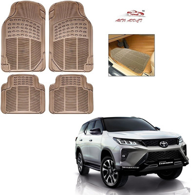 AuTO ADDiCT Rubber Standard Mat For  Toyota New Fortuner(Beige)