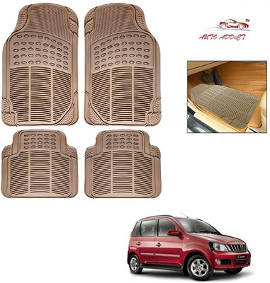 AuTO ADDiCT Rubber Standard Mat For  Mahindra Quanto(Beige)