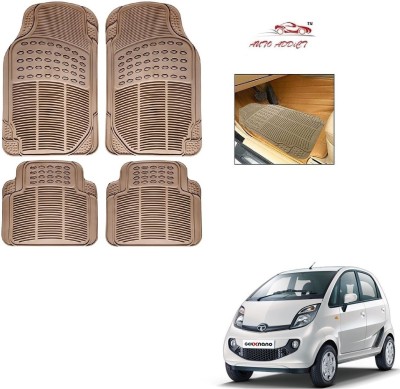 AuTO ADDiCT Rubber Standard Mat For  Tata Nano(Beige)