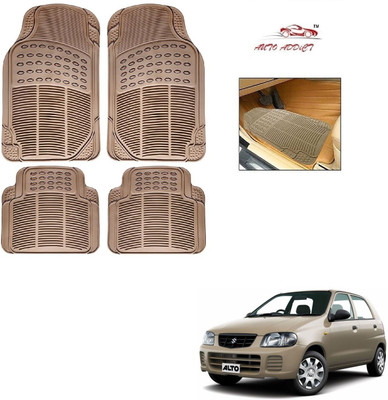 AuTO ADDiCT Rubber Standard Mat For  Maruti Suzuki Alto(Beige)