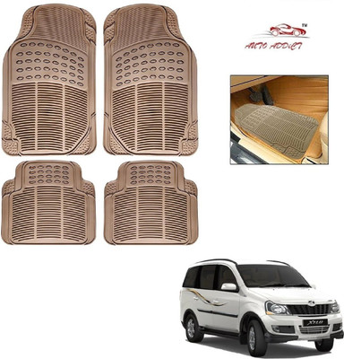 AuTO ADDiCT Rubber Standard Mat For  Mahindra Xylo(Beige)