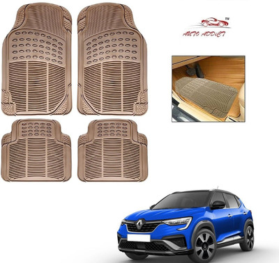 AuTO ADDiCT Rubber Standard Mat For  Renault Kiger(Beige)
