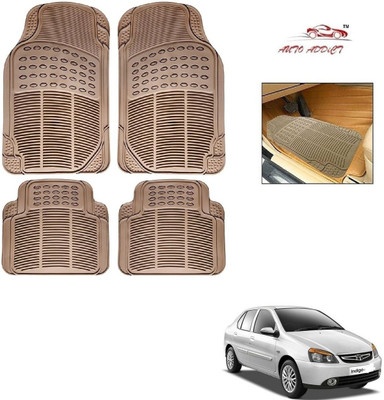 AuTO ADDiCT Rubber Standard Mat For  Tata Indigo(Beige)