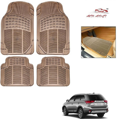 AuTO ADDiCT Rubber Standard Mat For  Mitsubishi Outlander(Beige)