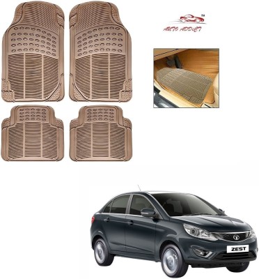 AuTO ADDiCT Rubber Standard Mat For  Tata Zest(Beige)