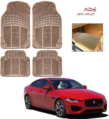 AuTO ADDiCT Rubber Standard Mat For  Jaguar XE(Beige)