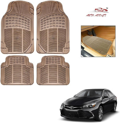 AuTO ADDiCT Rubber Standard Mat For  Toyota Camry(Beige)