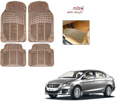 AuTO ADDiCT Rubber Standard Mat For  Maruti Suzuki Ciaz(Beige)