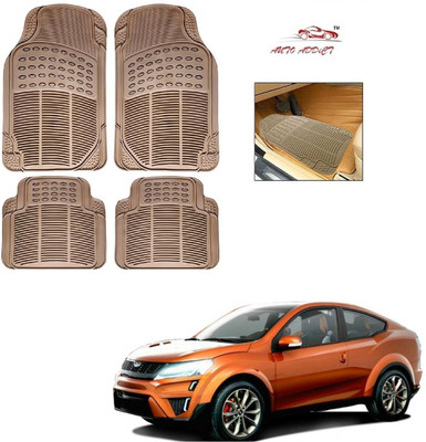 AuTO ADDiCT Rubber Standard Mat For  Mahindra XUV500 Aero(Beige)