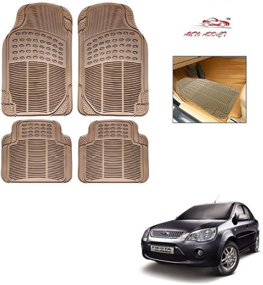 AuTO ADDiCT Rubber Standard Mat For  Ford Fiesta Classic(Beige)