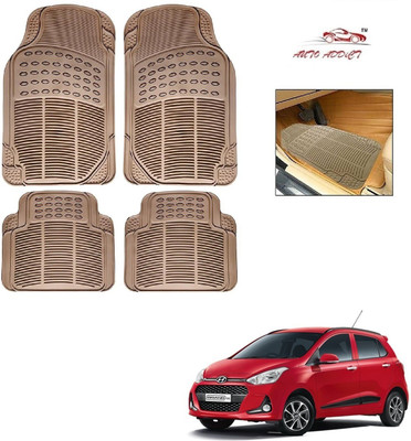 AuTO ADDiCT Rubber Standard Mat For  Hyundai Grand i10(Beige)