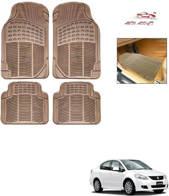 AuTO ADDiCT Rubber Standard Mat For  Maruti Suzuki SX4(Beige)