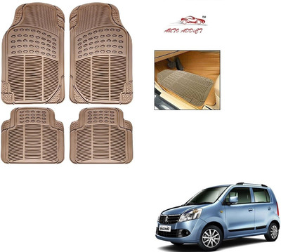AuTO ADDiCT Rubber Standard Mat For  Maruti Suzuki WagonR(Beige)