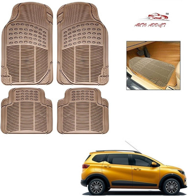 AuTO ADDiCT Rubber Standard Mat For  Renault Triber(Beige)