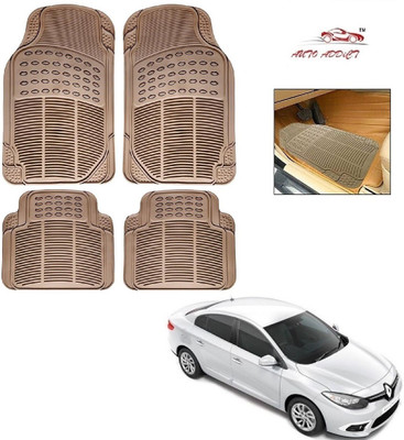 AuTO ADDiCT Rubber Standard Mat For  Renault Fluence(Beige)