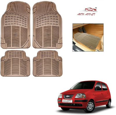 AuTO ADDiCT Rubber Standard Mat For  Hyundai Santro Xing(Beige)