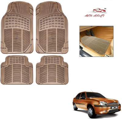AuTO ADDiCT Rubber Standard Mat For  Ford Ikon(Beige)