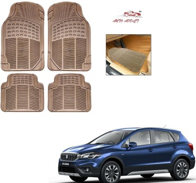 AuTO ADDiCT Rubber Standard Mat For  Maruti Suzuki S-Cross(Beige)