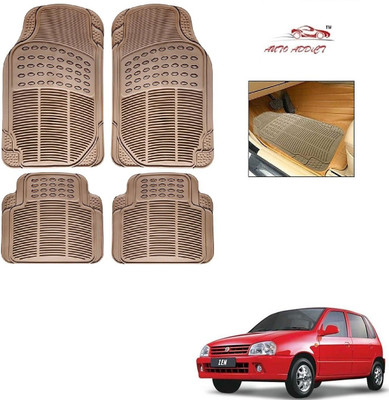 AuTO ADDiCT Rubber Standard Mat For  Maruti Suzuki Zen(Beige)